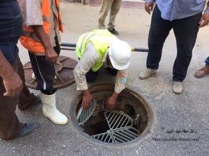 تركيب غطاء منهل الكويت